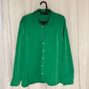 Zara Green Blouse